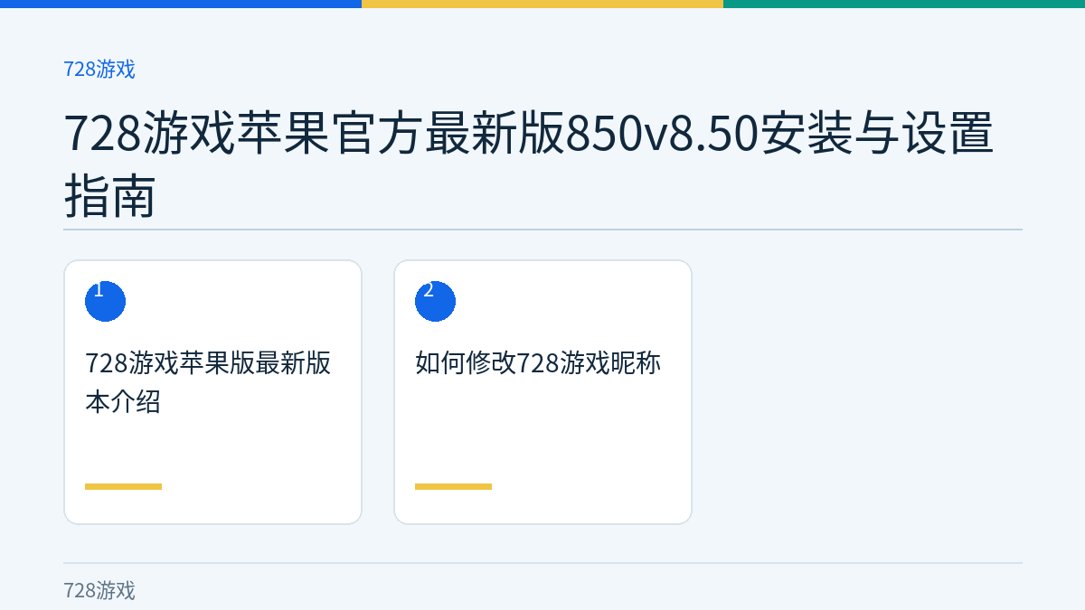 728游戏苹果官方最新版850v8.50安装与设置指南文章内容示意图